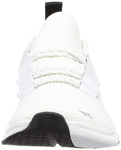 On Women's Cloudeasy Sneakers, Undyed-White | Black, 10 Medium US
