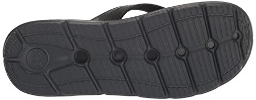 Under Armour Women's Ignite Marbella Flip Flop, (001) Black/Black/White, 7, US