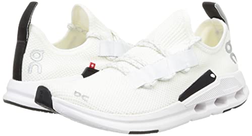 On Women's Cloudeasy Sneakers, Undyed-White | Black, 10 Medium US