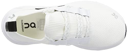 On Women's Cloudeasy Sneakers, Undyed-White | Black, 10 Medium US