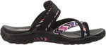 Skechers Women's Reggae-Zig Swag Flip-Flop, Black, 9.5 M US