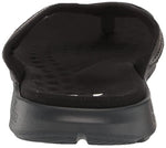 Under Armour Women's Ignite Marbella Flip Flop, (001) Black/Black/White, 7, US