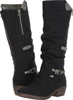 Rieker 93752 Bernadette 52 Schwarz/Smoke EU 41 (US Women's 9.5) M