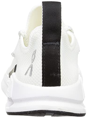 On Women's Cloudeasy Sneakers, Undyed-White | Black, 10 Medium US