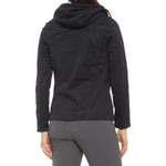 Spyder Women's Alyce Full Zip Soft Shell Hooded Jacket, Black Medium
