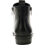 David Tate Womens Cubana Leather Flat Ankle Boots 9 X-Wide Black