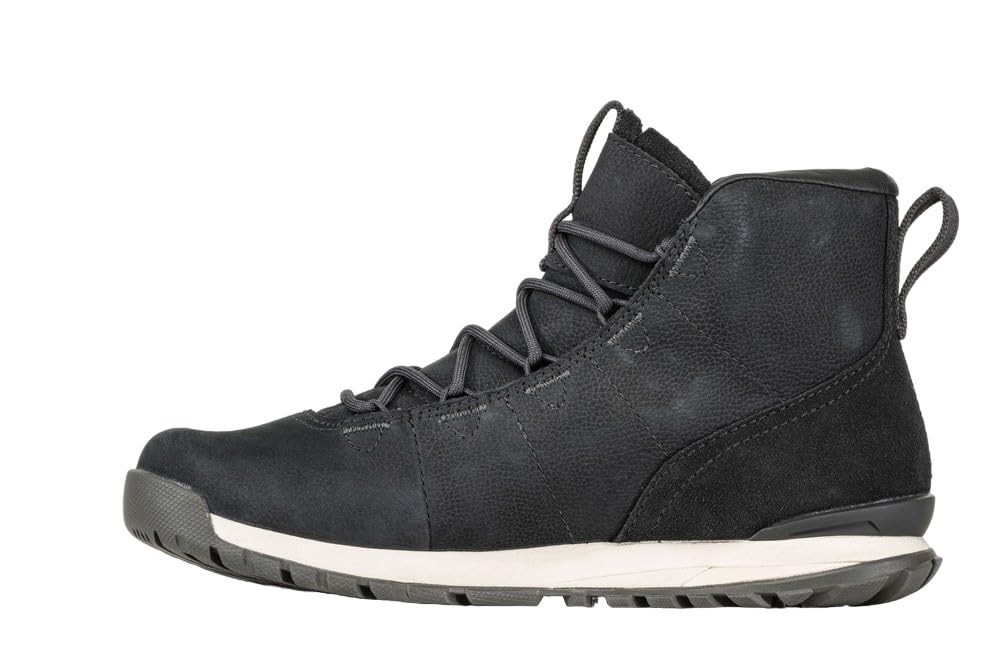 Oboz Women's Hazel Mid Hiking Boot, Black Sea, 8.5