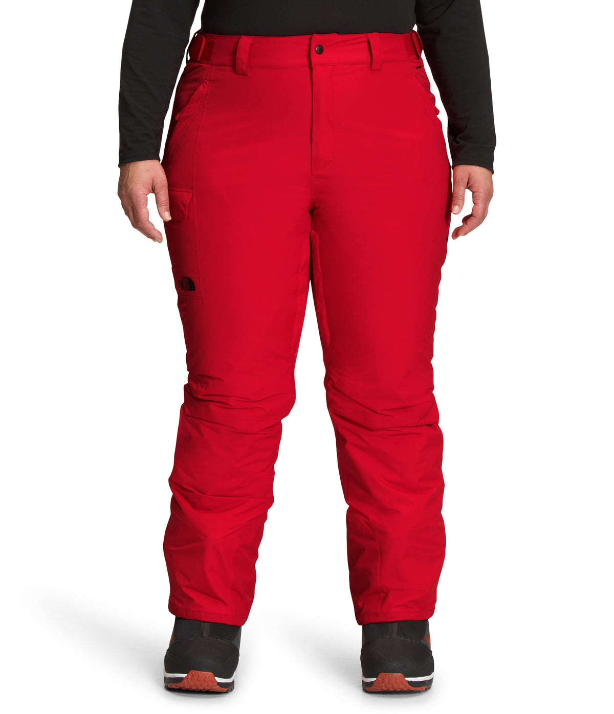 THE NORTH FACE Women's Freedom Insulated Pant (Standard and Plus Size) - Regular, TNF Red, Medium Regular