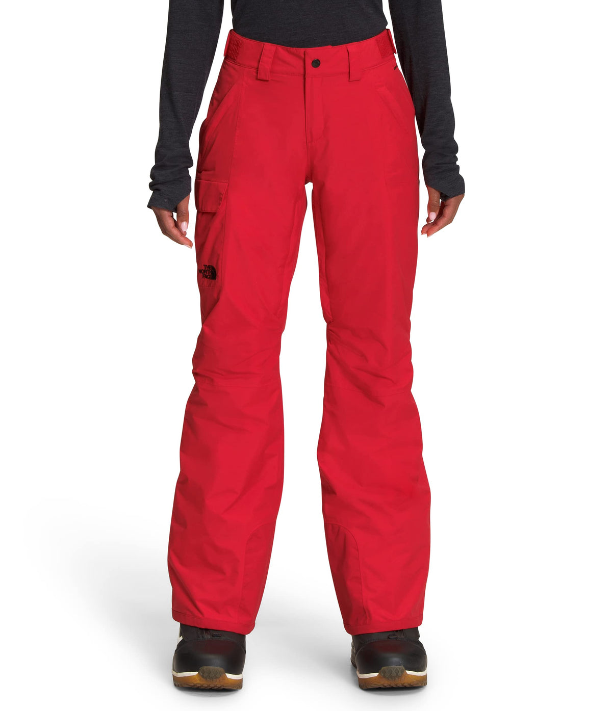 THE NORTH FACE Women's Freedom Insulated Pant (Standard and Plus Size) - Regular, TNF Red, Medium Regular