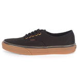 Vans Unisex Authentic Black/Rubber Skate Shoe 7 Women/5.5 Men