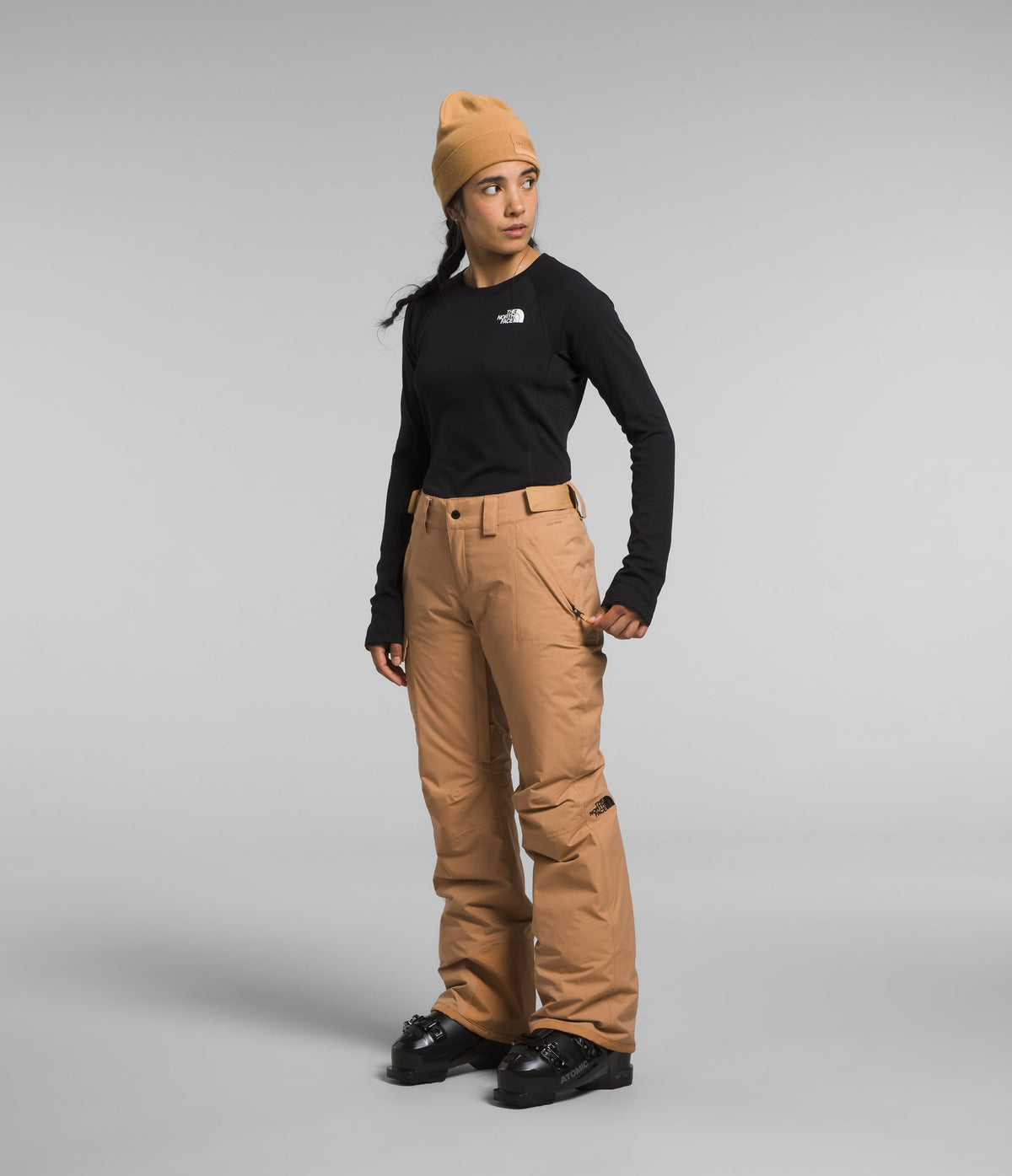 The North Face Womens Freedom Insulated Pant, L, REG, Almond Butter