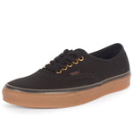 Vans Unisex Authentic Black/Rubber Skate Shoe 7 Women/5.5 Men