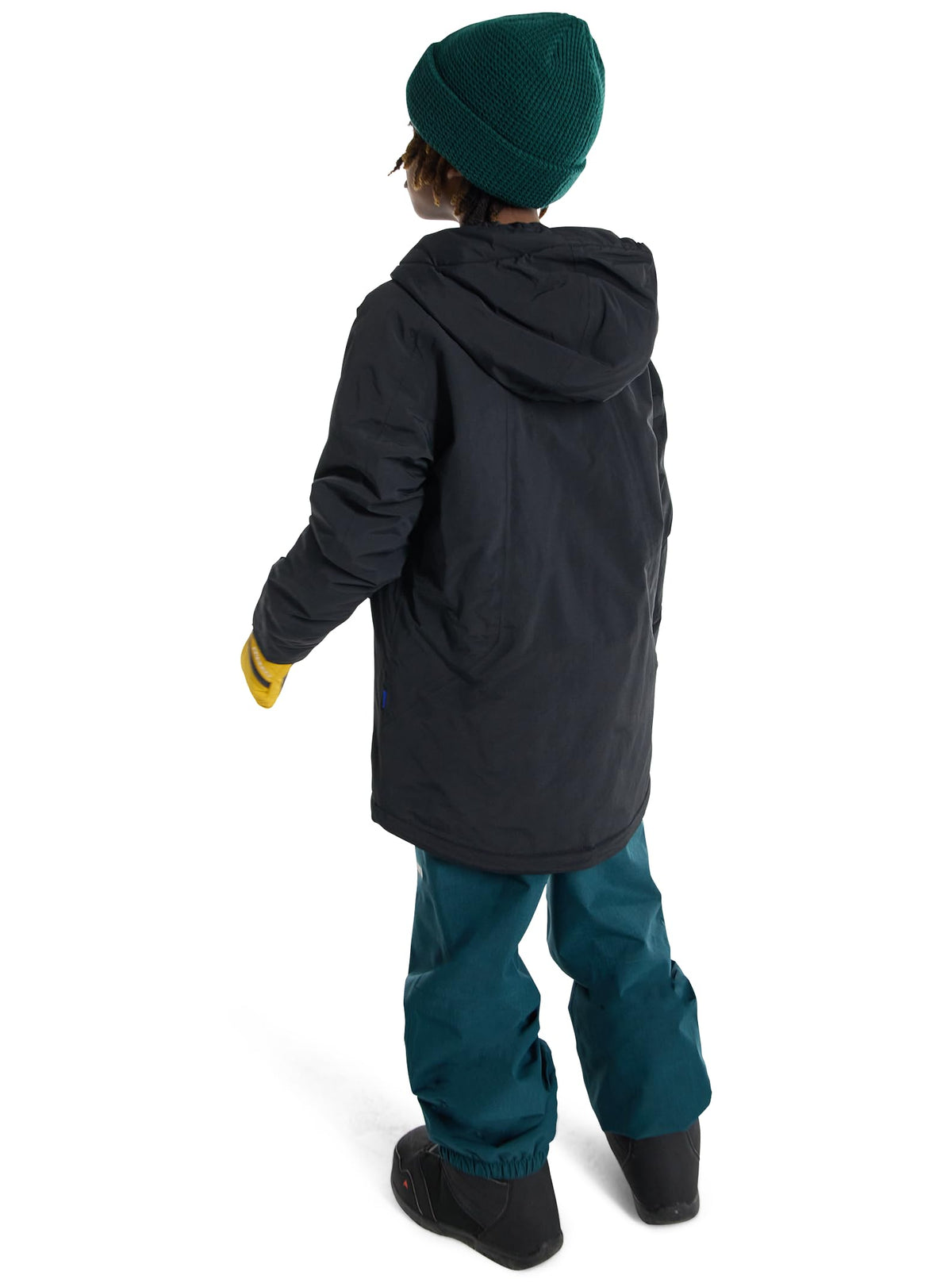 Burton Kids' Hillslope Jacket, True Black, XS