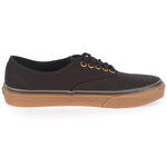 Vans Unisex Authentic Black/Rubber Skate Shoe 7 Women/5.5 Men