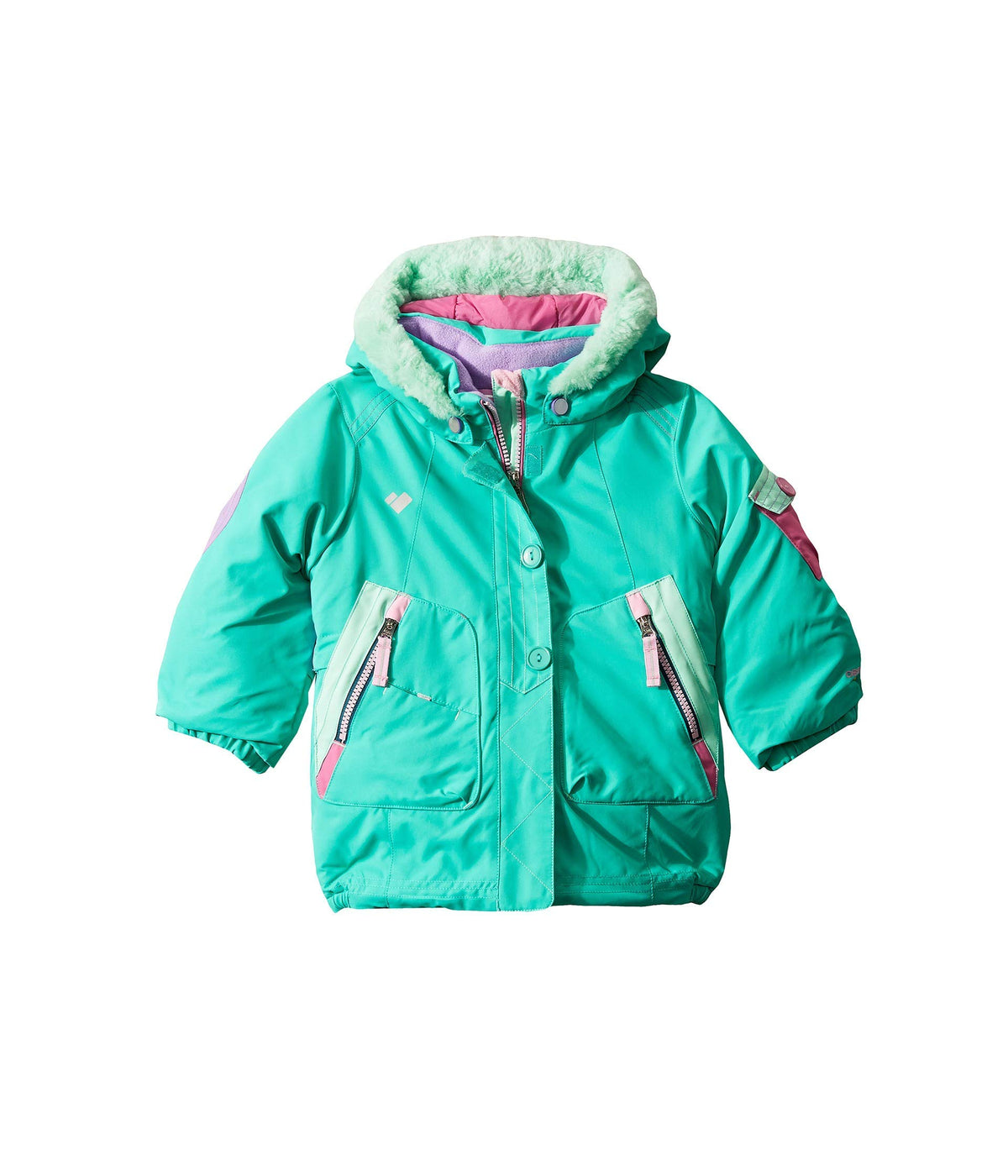 Obermeyer Kids Girl's Pop Star Jacket (Toddler/Little Kids/Big Kids) Glacier Pool 6 Little Kids