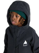 Burton Kids' Hillslope Jacket, True Black, XS