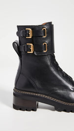 See by Chloe Women's Mallory Boots, Black, 8.5 Medium US