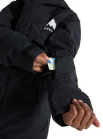 Burton Kids' Hillslope Jacket, True Black, XS