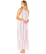 Show Me Your Mumu Isabella Maxi Dress Paradise Stripe MD