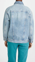 Madewell The Oversized Trucker Jean Jacket in Akenside Wash Akenside Wash XL (Women's 14-16)