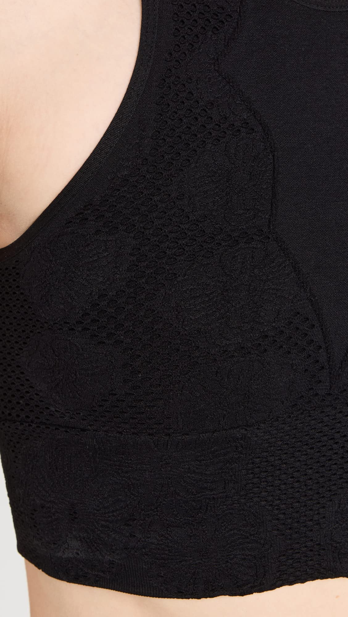 Free People Women's Floral Every Single Time Tank, Black, S