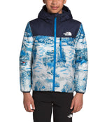 THE NORTH FACE Boy's Reversible Perrito Jacket (Little Kids/Big Kids) Clear Lake Blue XL (18-20 Big Kids)
