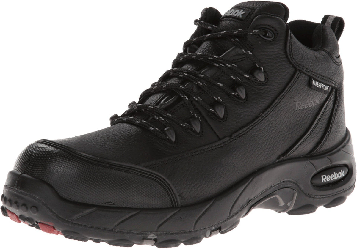 Reebok Work Men's RB4555 Tiahawk Safety Composite Toe Waterproof Sport Work Boot Black Industrial & Construction