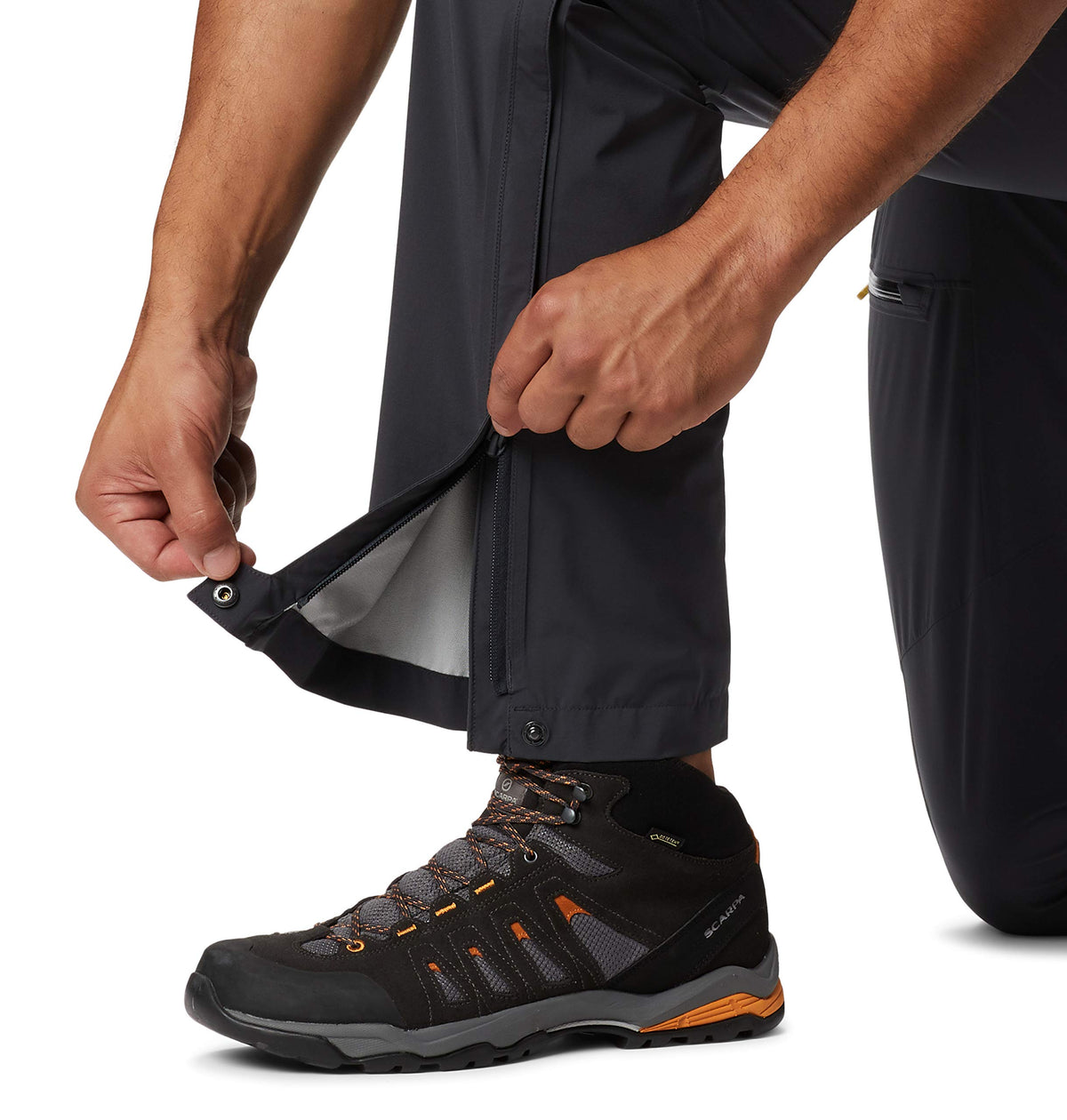 Mountain Hardwear Men's Standard Stretch Ozonic Pant, Dark Storm, X-Large Short